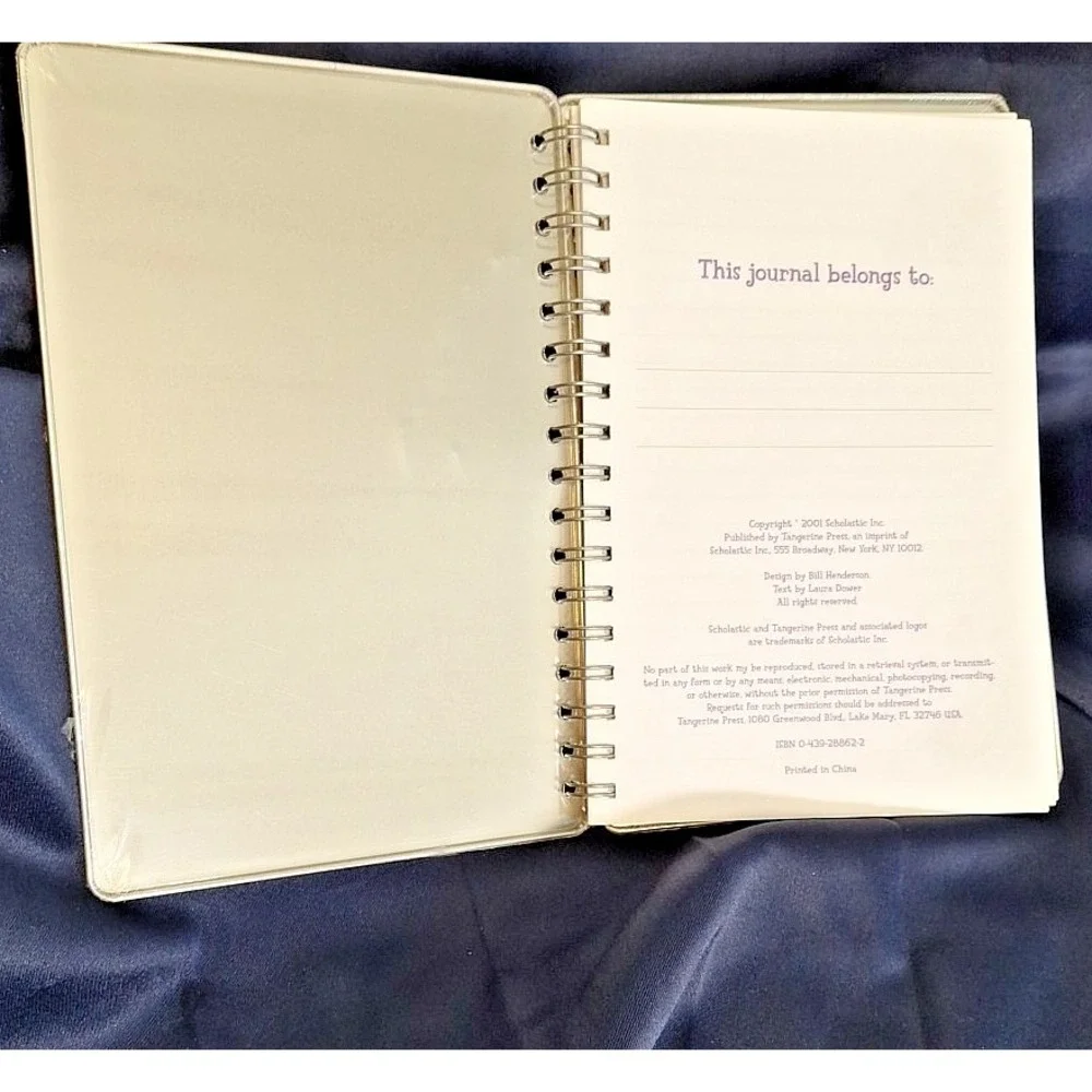 Y2K Magnetic Journal 2002 Scholastic Sealed Spiral Vintage Metal Unopened NOS